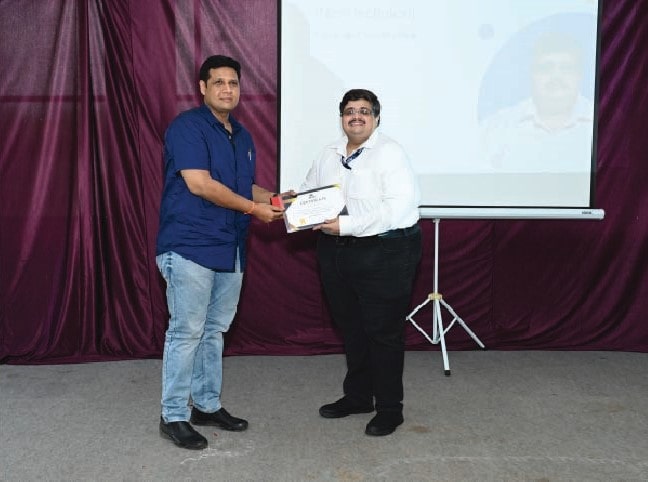 Infipre team recognition moment photo